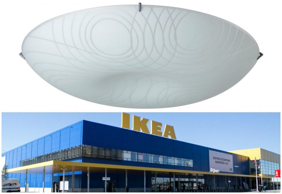 Nesaugūs „Ikea“ šviestuvai atšaukiami iš rinkos: gali sukelti pavojų