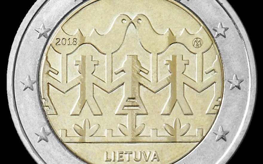Lietuvos bankas išleis Dainų šventei skirtą monetą