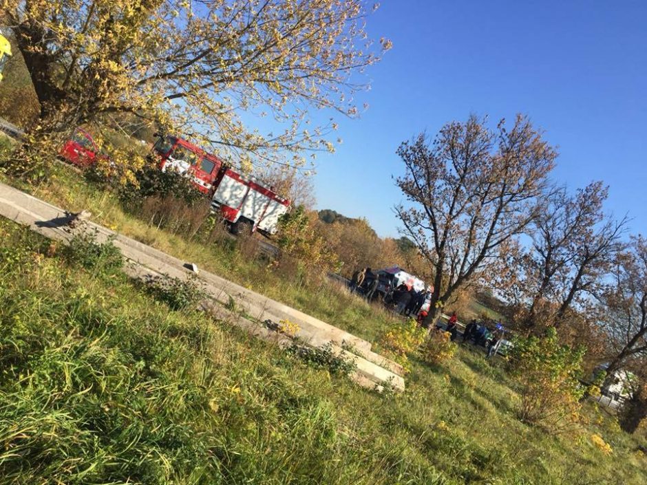 Per avariją Prienų rajone nukentėjo Vokietijos pilietis