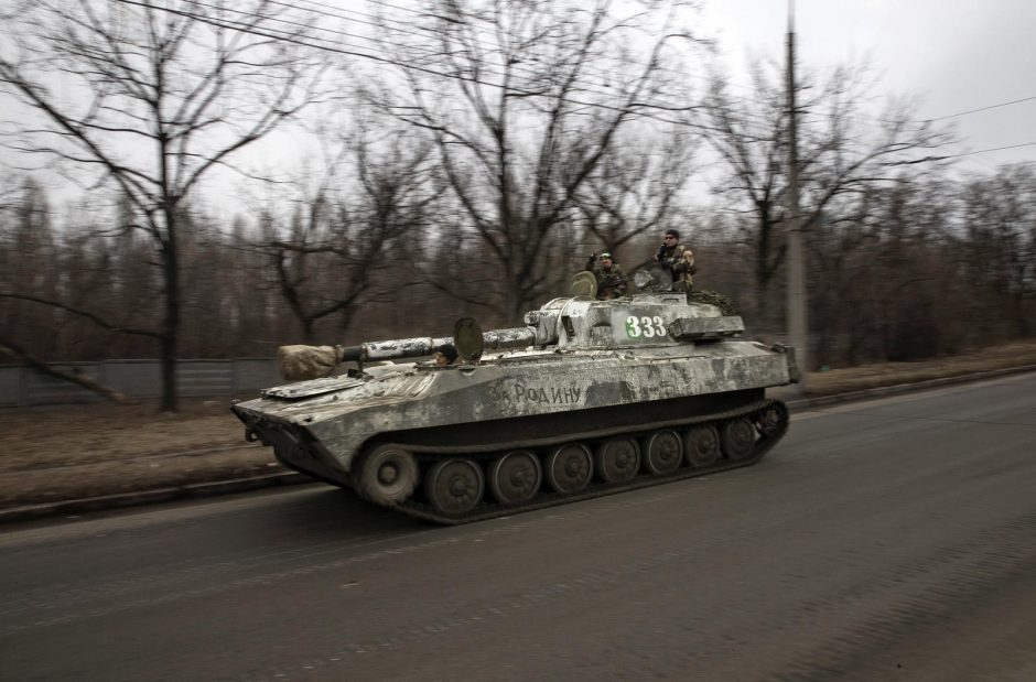 Donecko separatistai teigia baigiantys sunkiosios ginkluotės atitraukimą
