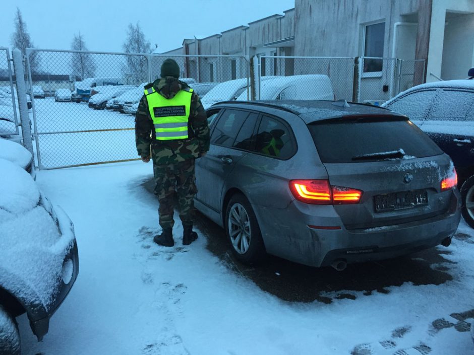 Vokietijoje pavogtas BMW – Lietuvos pasieniečiu rankose