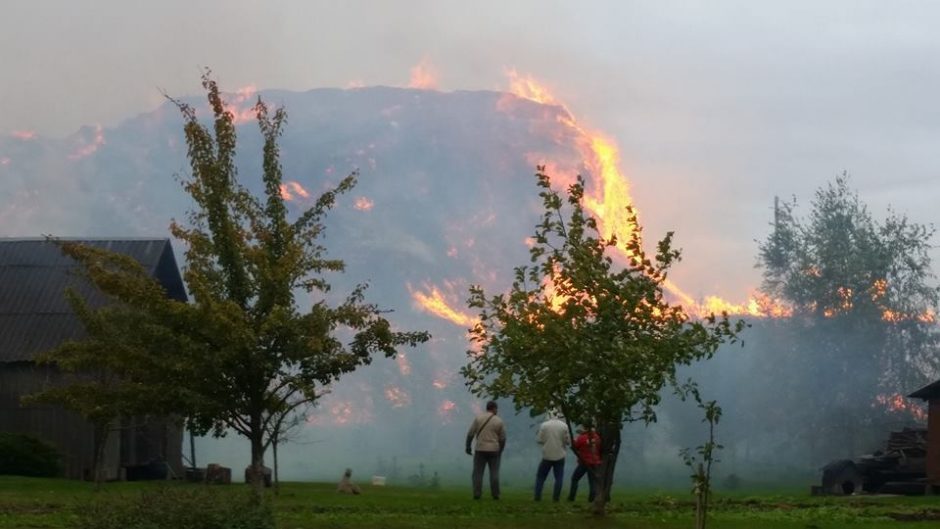 Dėl gaisro Radviliškyje pradėtas ikiteisminis tyrimas