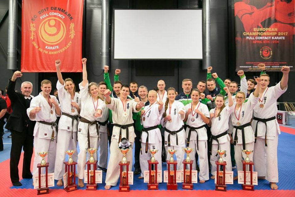 Europos karatė čempionate – 3 titulai lietuviams