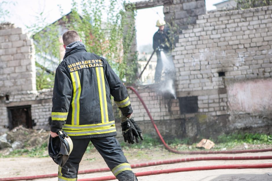 Pačiame Kauno centre – mįslingas gaisras 