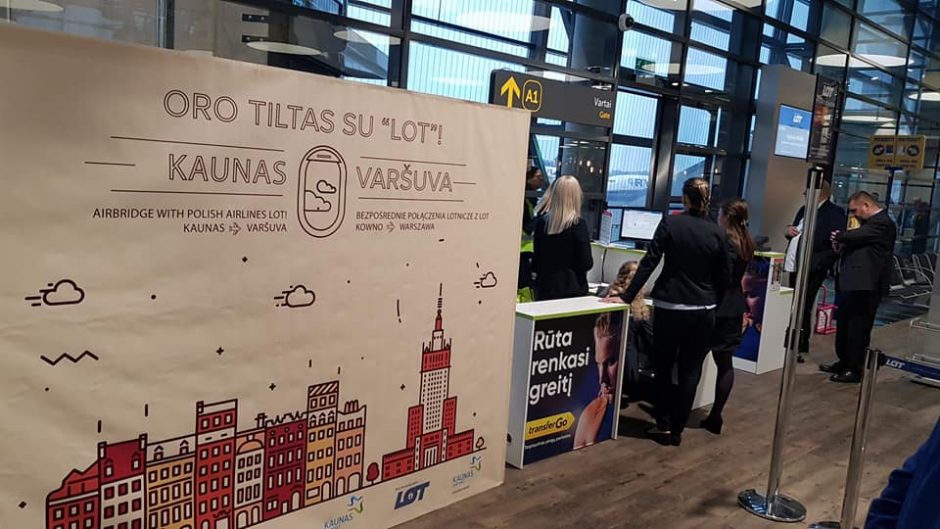 Nauja Kauno oro uosto era: pradedami nuolatiniai skrydžiai į Varšuvą