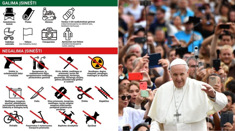 Verta žinoti: ką galima ir ką draudžiama turėti susitikime su popiežiumi