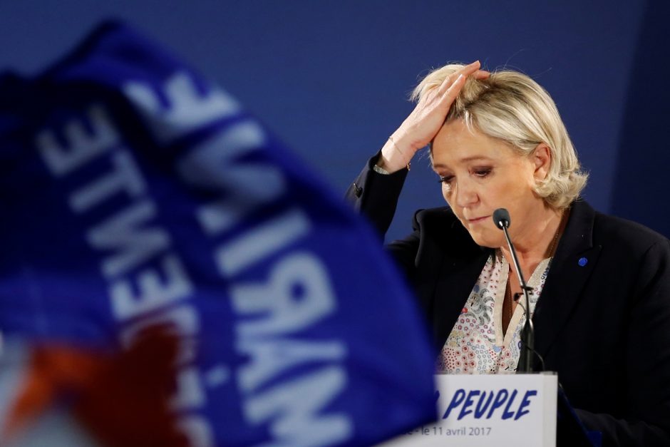 Neramumai Paryžiuje: mėginta padegti M. Le Pen štabą