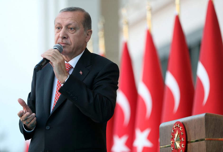 Turkijos prezidentas Vokietijos turkams: nebalsuokite už priešus 