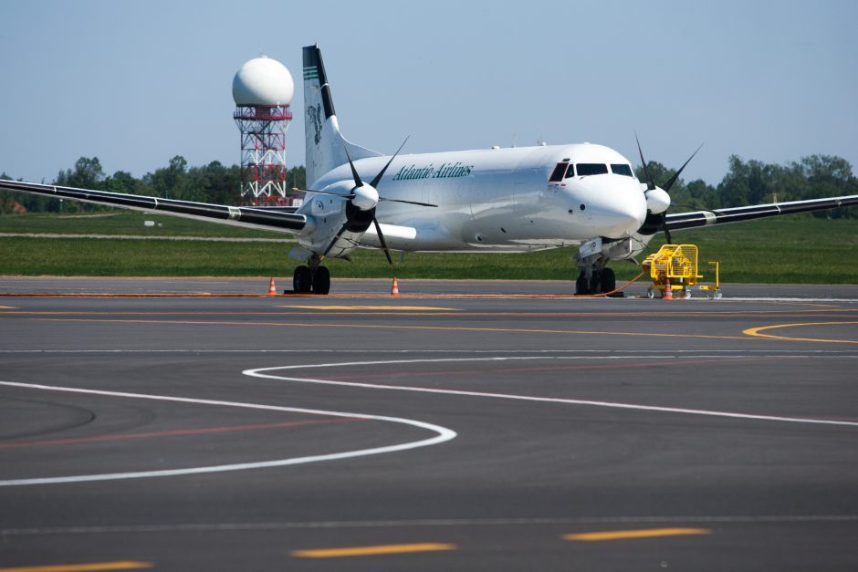 Vilniaus oro uoste nusileido bandymų lėktuvas