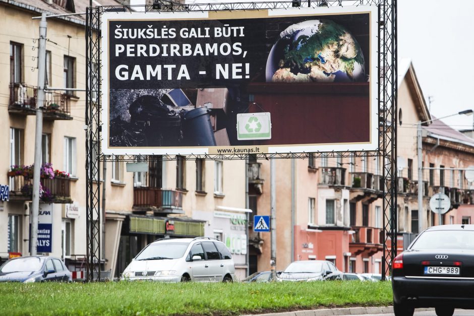 Kaune – dar daugiau reklamos