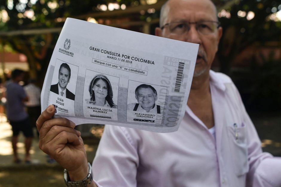 Kokią įtaką taikai Kolumbijoje turės prezidento rinkimai?