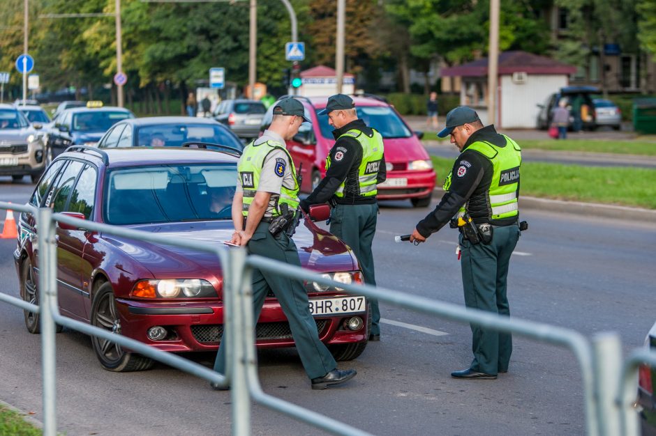 Policijos reidas Taikos prospekte