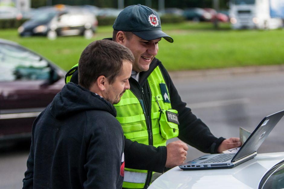 Policijos reidas Taikos prospekte