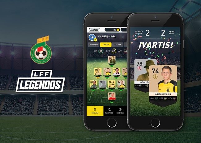 LFF oficialiai išleido savo futbolo vadybos žaidimą mobiliesiems