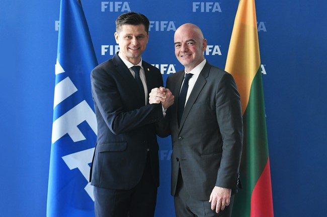 UEFA prezidentu perrinktas A. Čeferinas