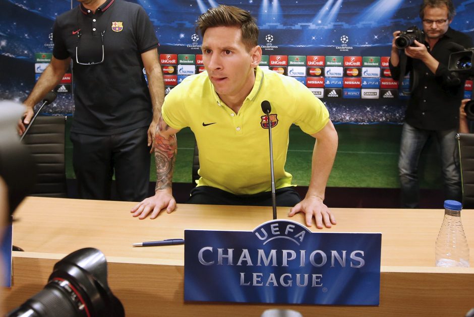 L. Messi: nelaikau savęs ypatingu žaidėju 