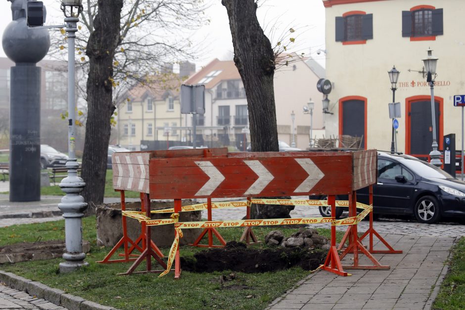 Klaipėdos senamiestyje – vandentiekio avarija