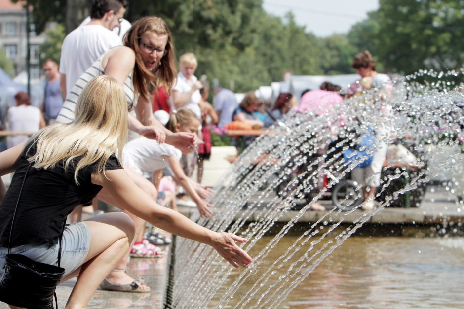 Į Lietuvą ateina karščio banga