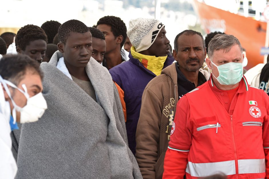 Libijoje į krantą išmesti 41 migranto palaikai