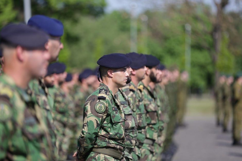 Klaipėdoje sutikti Portugalijos rotacinių pajėgų kariai