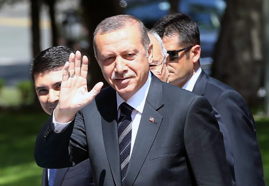 R. T. Erdoganas prisaikdintas Turkijos prezidentu