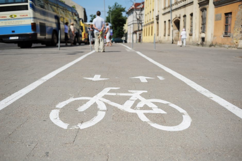 Vilniuje iki 2020 metų planuojama 219 km dviračių takų