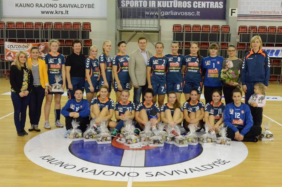 Garliaviškės tapo Lietuvos moterų rankinio lygos lyderėmis