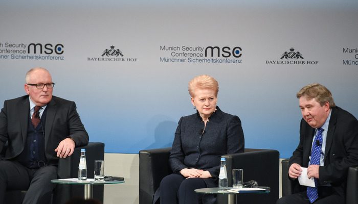 D. Grybauskaitė Miunchene įspėjo dėl augančio ekstremizmo ES politikoje