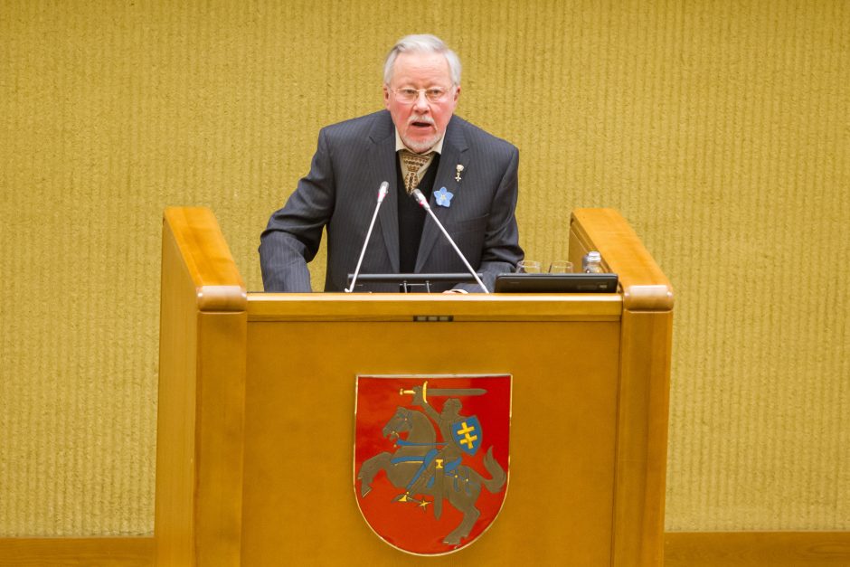 V. Landsbergis: dabar bandymai pakenkti laisvei daug rafinuotesni