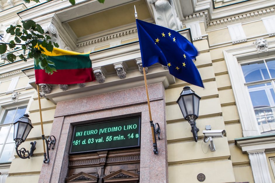 Patvirtintas istorinis sprendimas: Lietuvoje nuo kitų metų karaliaus euras
