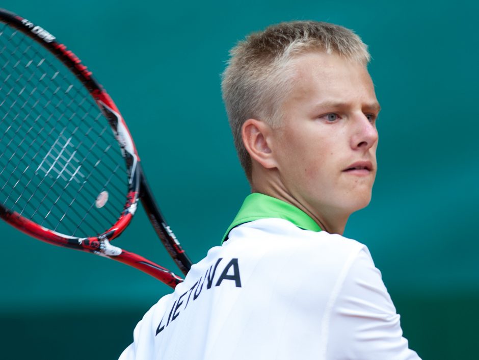 Netikėta L. Mugevičiaus nesėkmė teniso turnyre Latvijoje