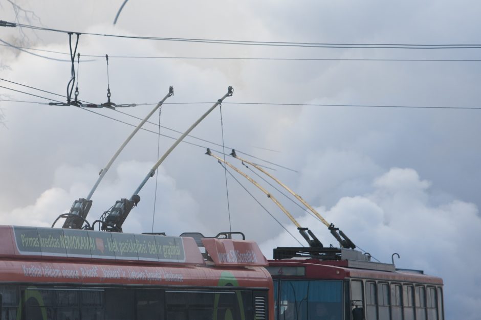 Vilniuje sutriko troleibusų eismas