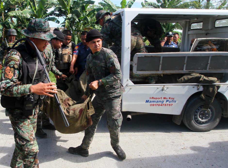 Filipinuose per susirėmimą su sukilėliais žuvo 49 policijos pareigūnai