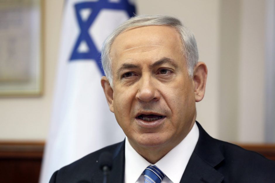 B. Netanyahu žada panaudoti „visas priemones“ palestiniečių smurtui nutraukti