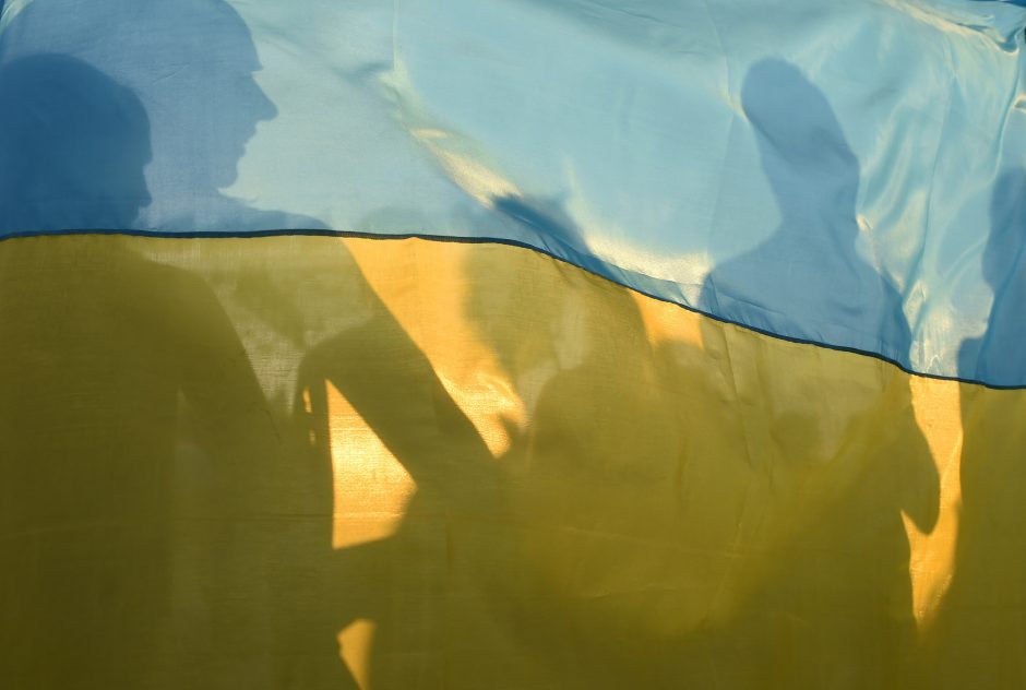 Ukrainiečiai aktyvistai dėkojo Lietuvai už palaikymą