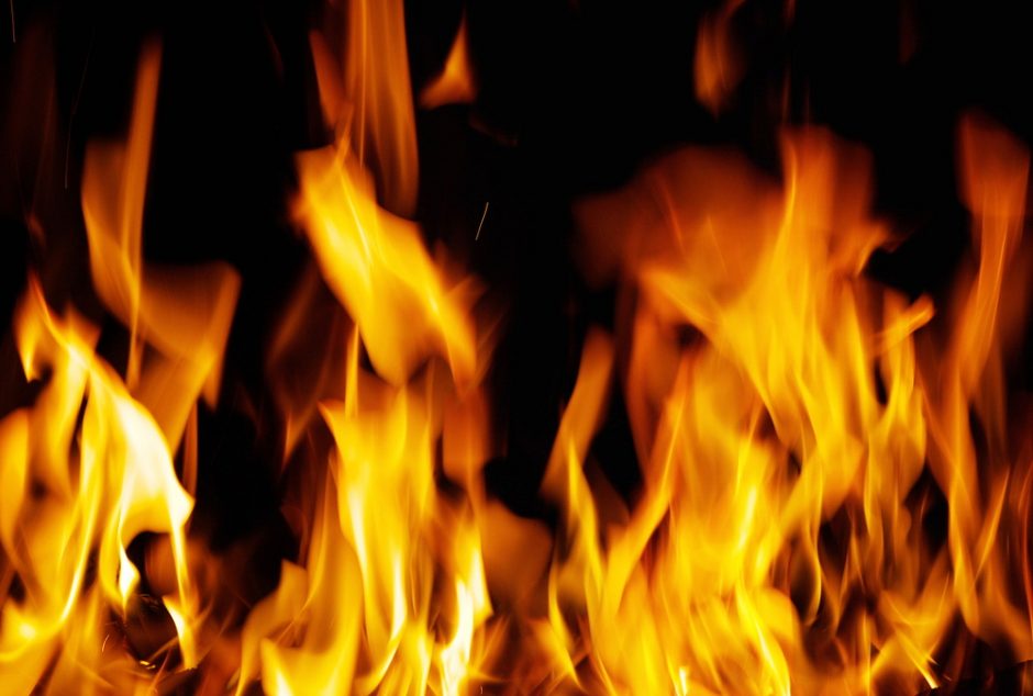 Panevėžio rajone per gaisrą žuvo žmogus