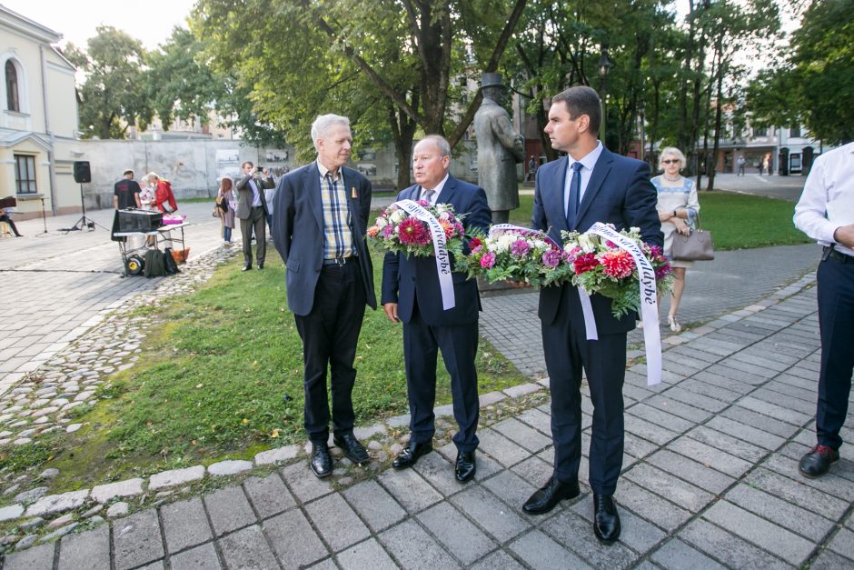 Ukrainos Nepriklausomybės dienos paminėjimas Istorinės Prezidentūros sodelyje