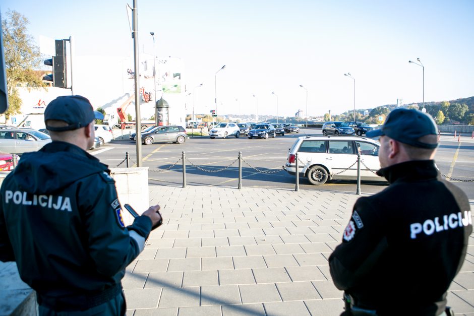 Policijos reidas judrioje Kauno gatvėje