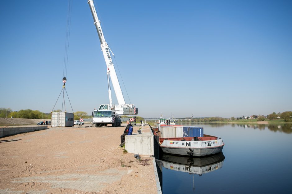 Marvelės uostą pasiekė pirmasis krovinys