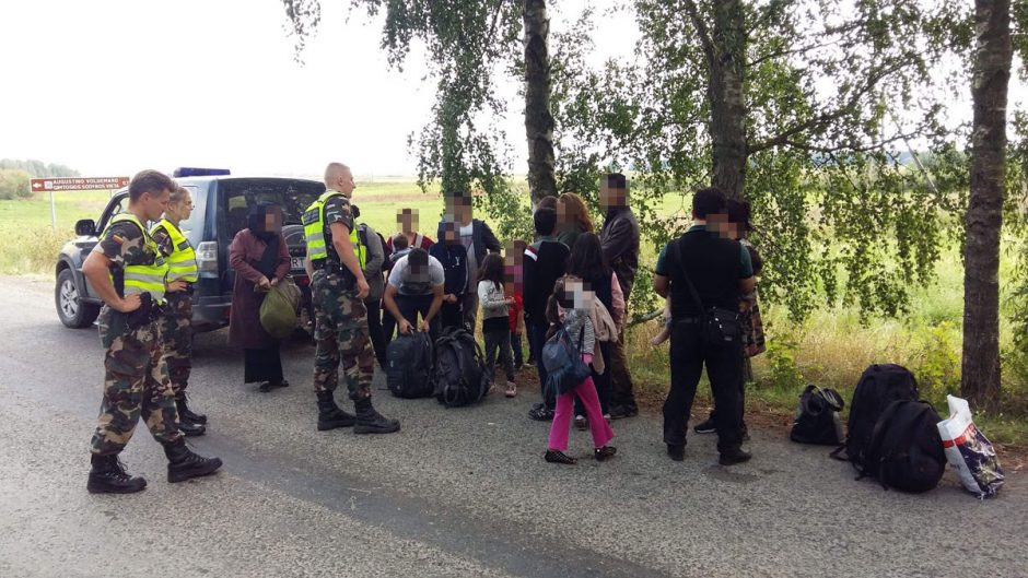 Ignalinos rajone sulaikyta 20 migrantų iš Irako ir Afganistano