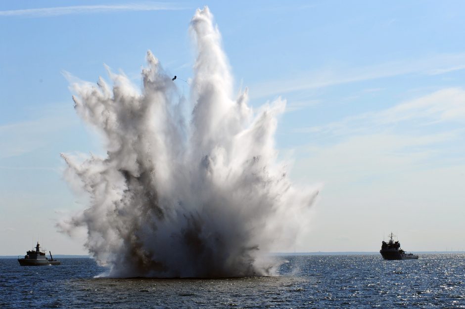 Baltijos jūroje – tarptautinės išminavimo operacijos siekiant išvalyti jūros dugną