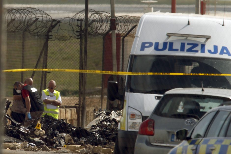 Prancūzijos lėktuvo katastrofa Maltoje užminė mįslių