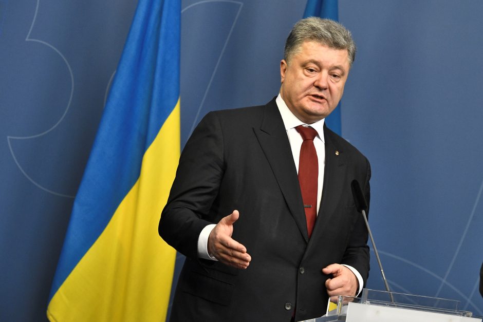 P. Porošenka: Rusija savo veiksmais siekia sunaikinti Ukrainą