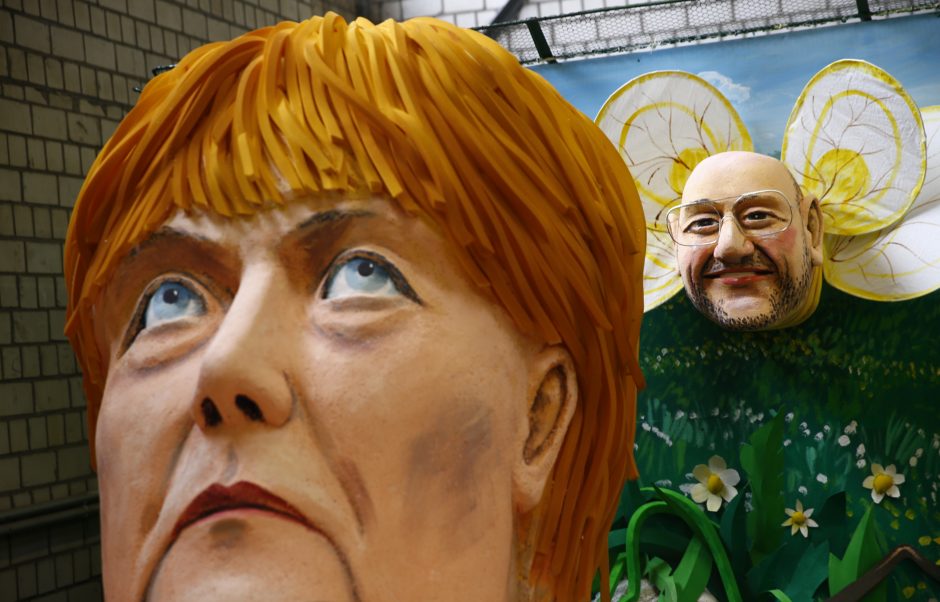M. Schulzas pradeda „socialpopulistinę“ ataką prieš A. Merkel