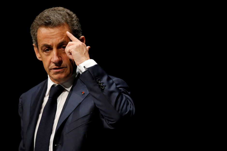 Sulaikytas buvęs Prancūzijos prezidentas N. Sarkozy