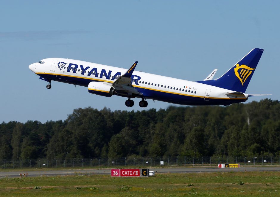 „Ryanair“ prašo teismo blokuoti pilotų streiką Nyderlanduose