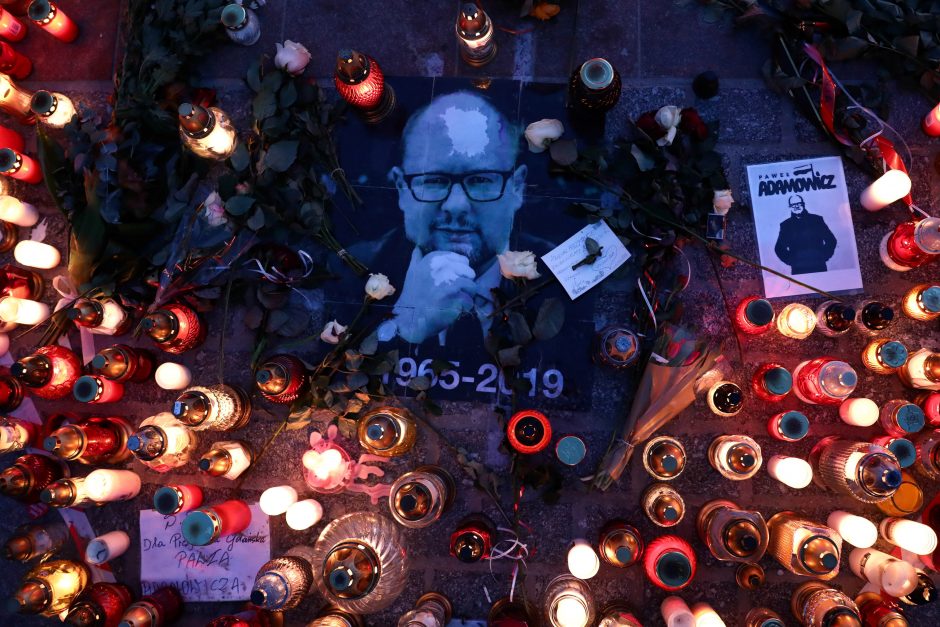 Po Gdansko mero nužudymo sulaikytas labdaros koncerto saugumo vadovas
