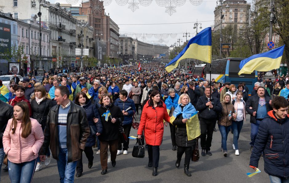 P. Porošenkos ir V. Zelenskio debatai: aršios retorikos netrūko