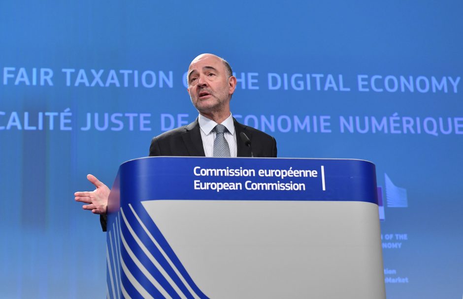 Komisaras: ES siūlo naują mokestį technologijų kompanijoms
