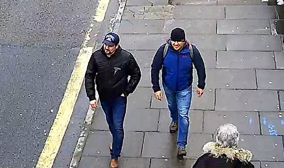 Skripalių apnuodijimas: Britanija pareiškė kaltinimus dviem rusams